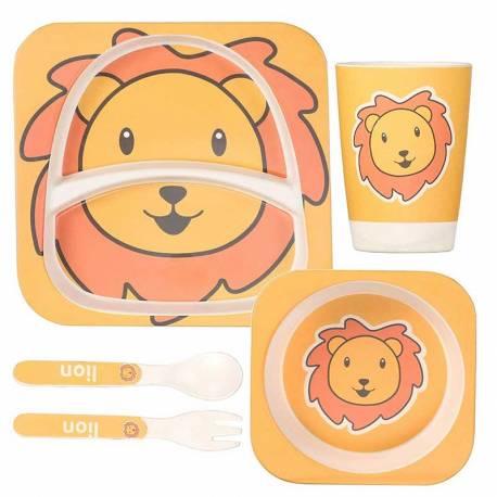 سرویس غذاخوری 5 تکه کودک بامبو